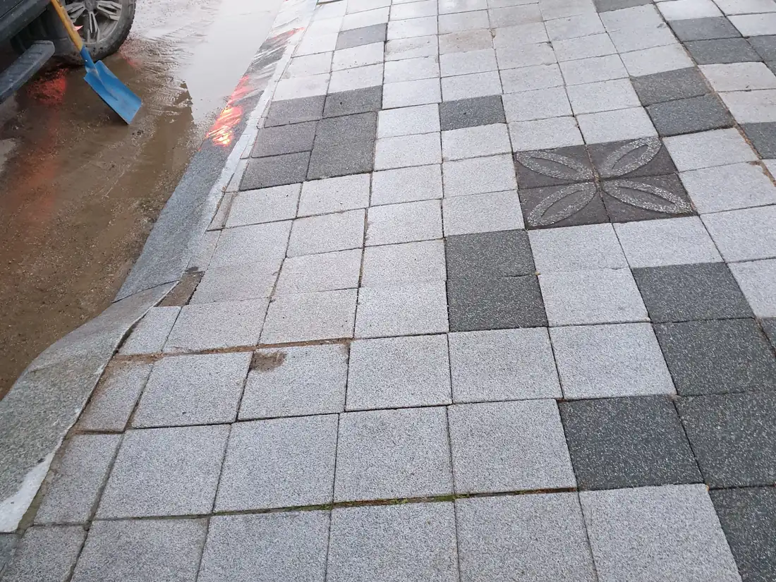 종로 보도블럭교체 시공 현장